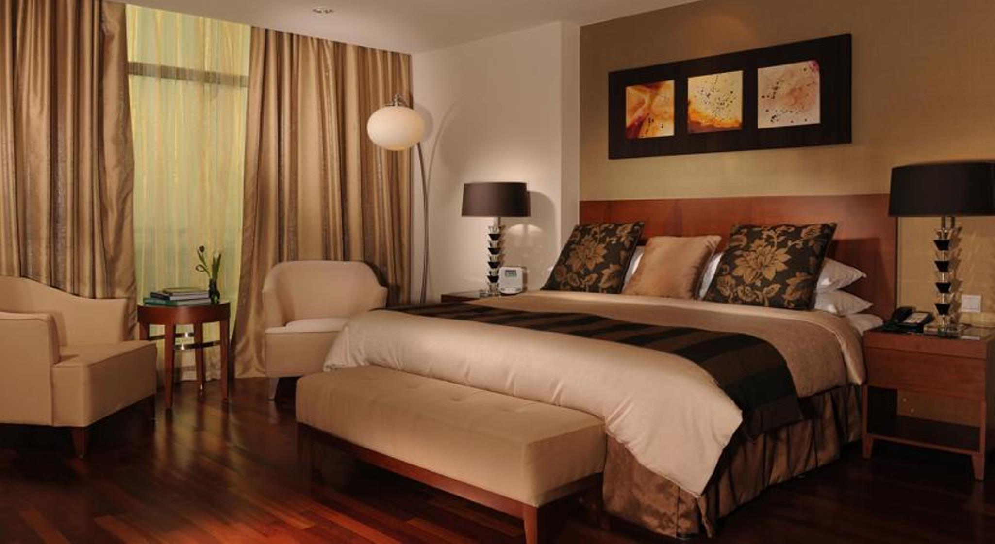 Fraser Suites Seef Bahrain Manamah Buitenkant foto A bedroom